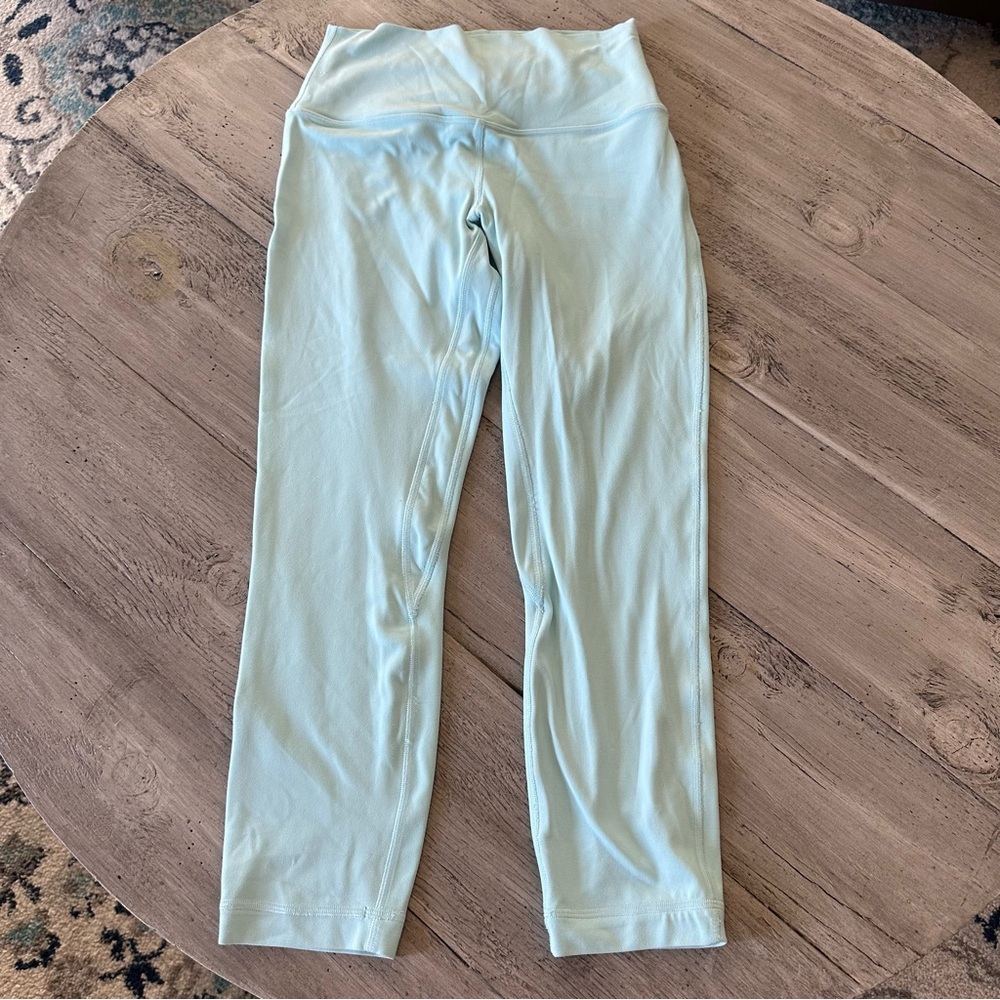 lululemon athletica Light Turquoise High-Waist Leggings